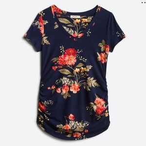 Full Moon Peppy Maternity Knot Top